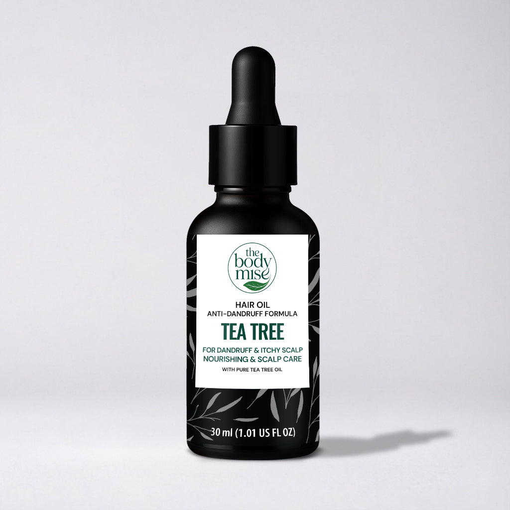 Tea Tree Hair Oil for Anti-Dandruff & Healthy Hair – The Body Mise